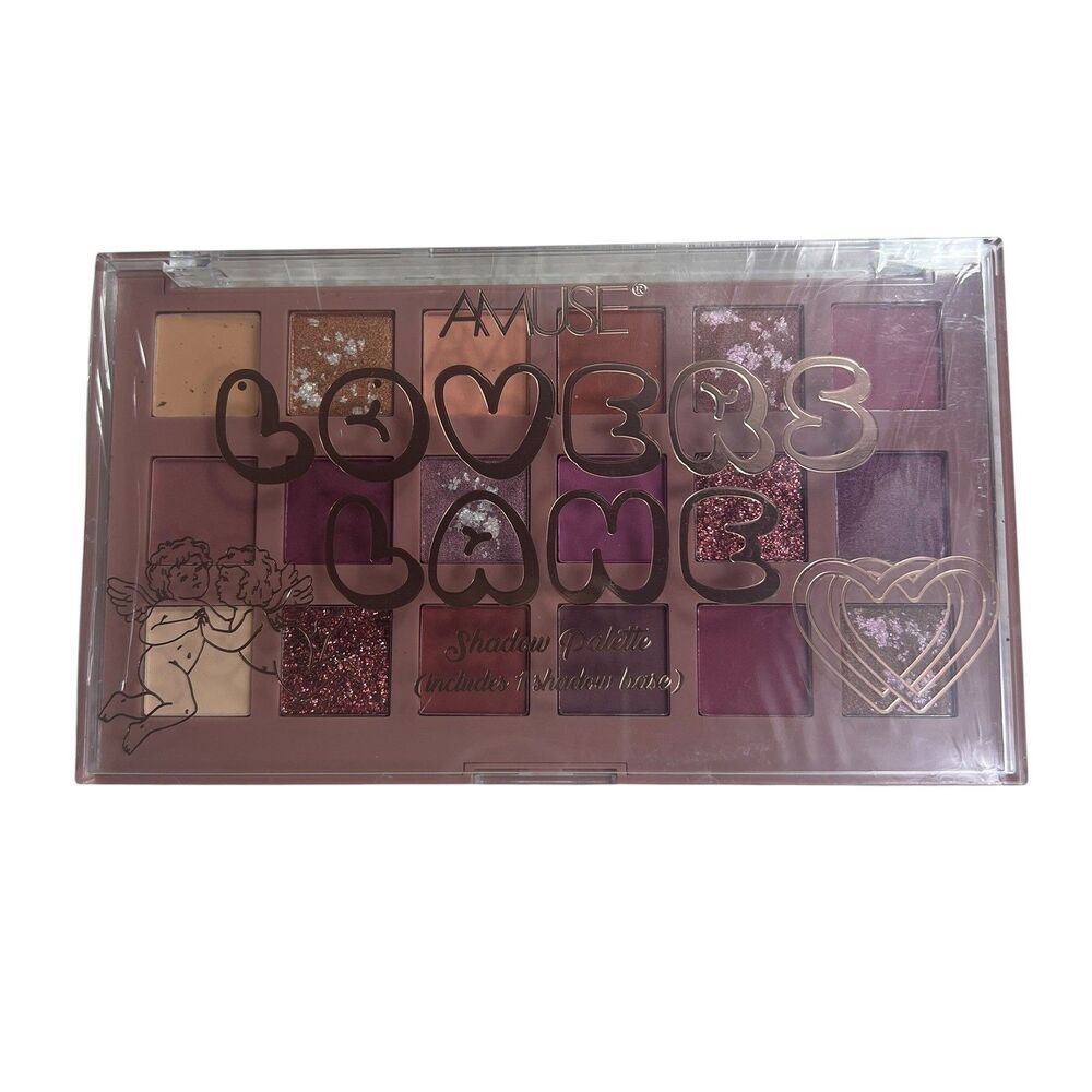 Amuse Lovers Lane 18 Color Shadow Palette Matte Shimmer Glitter Brand New - Picture 11 of 16